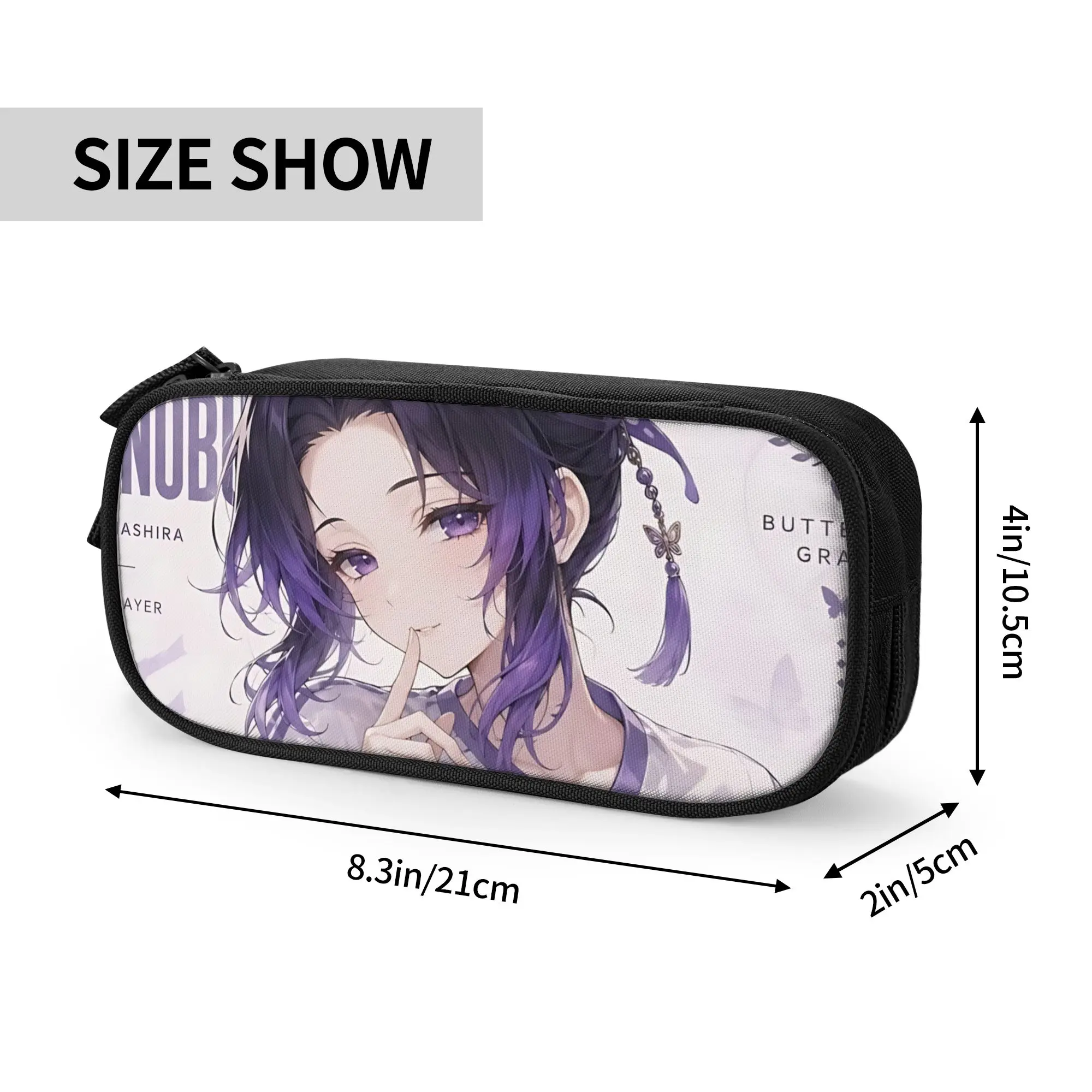 Custom Demon Slayer Large Capacity Bags for Child  School Pencil Bag for Boys Gilrs Kids