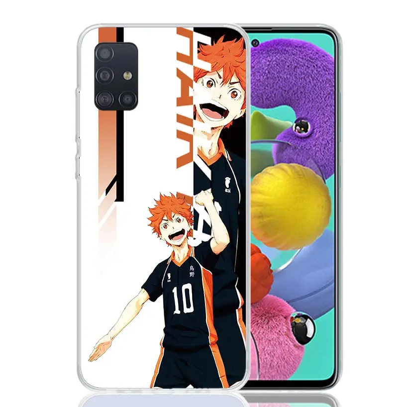 Anime Haikyuu Oya School Volleyball Phone Case For Samsung Galaxy A51 A71 A41 A31 A21S A11 A01 A70 A50 A40 A30S A20E A20S A10S A