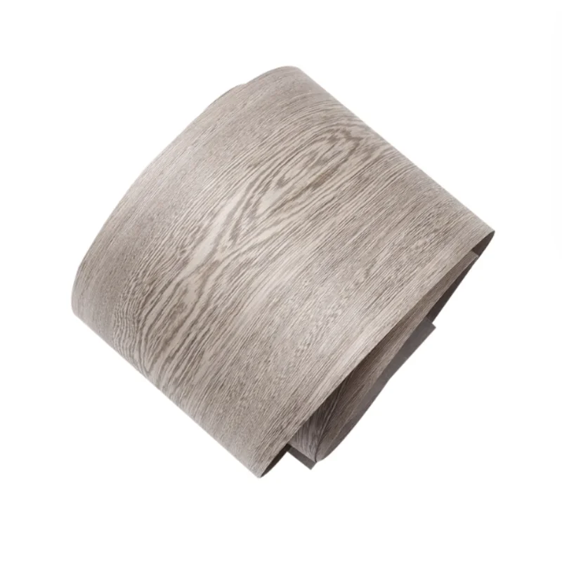 

250*14cm Light Gray Chicken Wood Veneer Sheets Natural Finish for Furniture Cabinet Door DIY Wall Paneling Tabletop Decor Veneer
