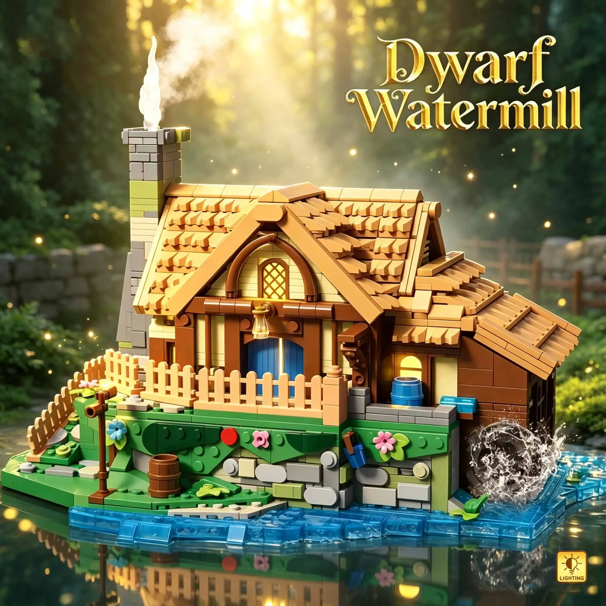 moive-gmaes-medieval-dwarf-water-mill-building-blocks-retro-cabin-modular-bricks-kit-giocattolo-da-collezione-regalo-per-adulti