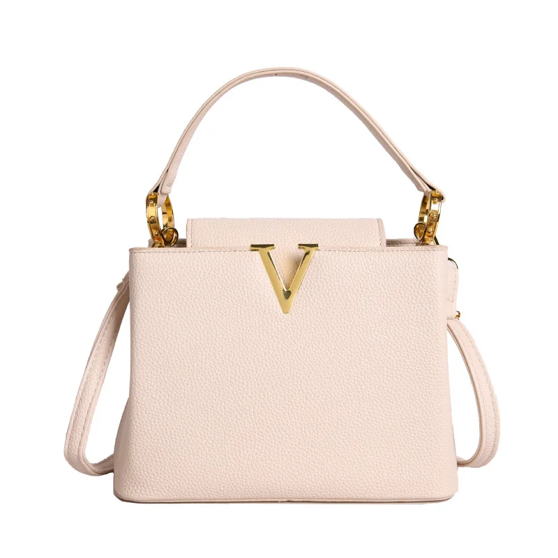 حقيبة كتف نسائية عصرية لعام 2025 S/S، حقيبة يد محمولة متعددة الاتجاهات من الجلد الطبيعي، محفظة كلاسيكية أنيقة ذات سعة كبيرة #3