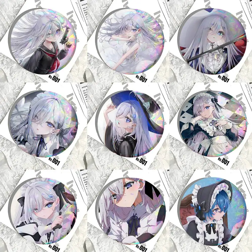 Anime Playing Death Games To Put Food On The Table Round Badge Lapel Pin Backpack Clothing Jewelry Accessories Gift Brooch