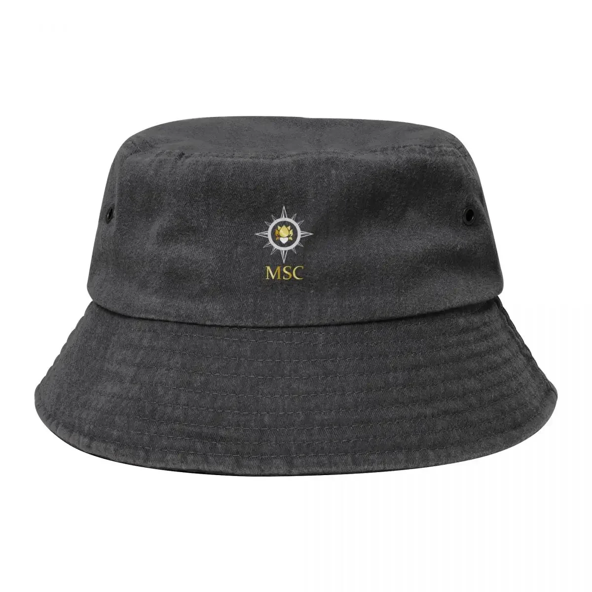 

msc yacht club Bucket Hat Hat Man For The Sun Christmas Hat For Girls Men's