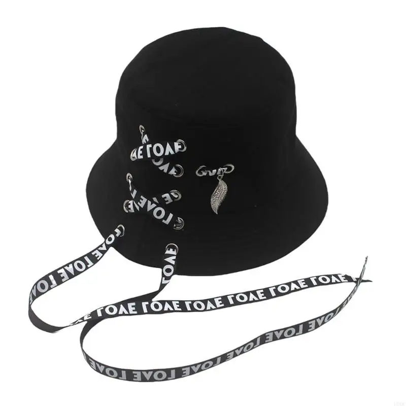 Стильная ленточная детализация ковша дышащая хлопок регулируем