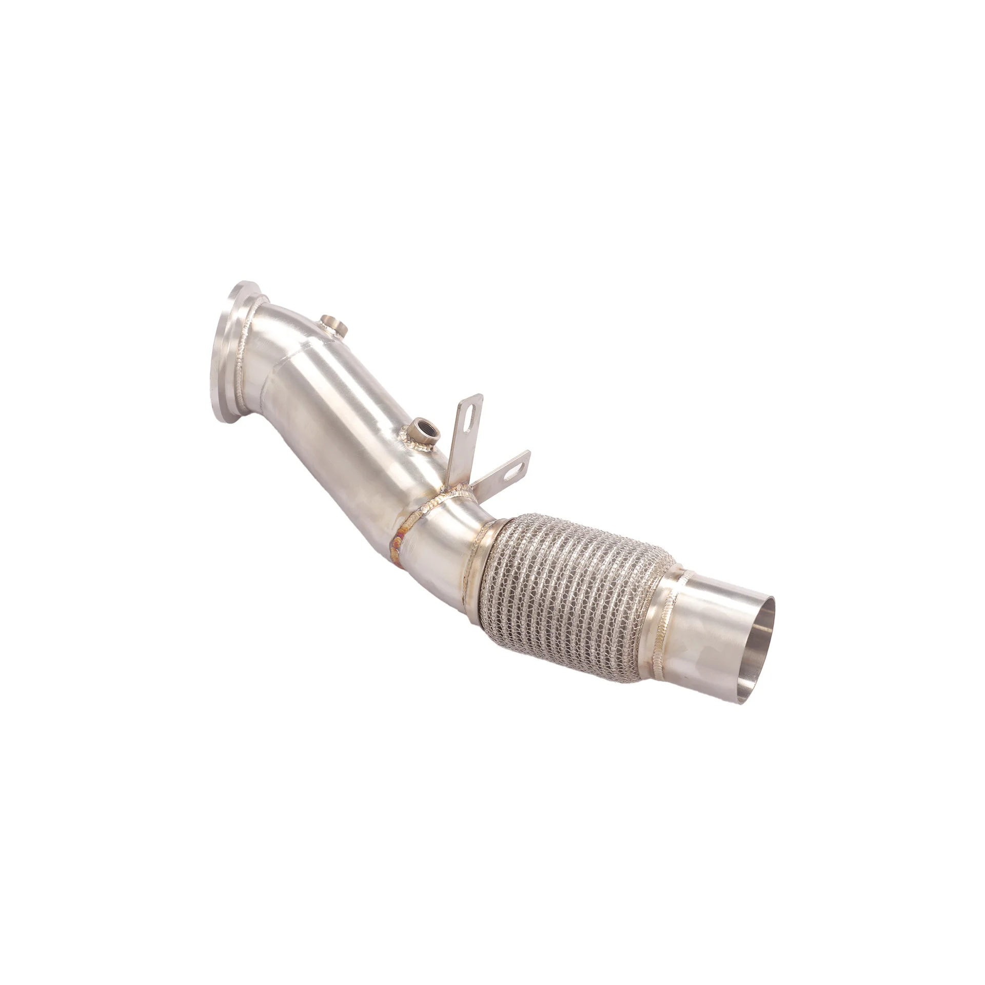 

YT High-Performance Exhaust for BMW B48 2.0T - Straight Pipe Downpipe (Brushed Finishwith Mid-Pipe Sleeve Connection