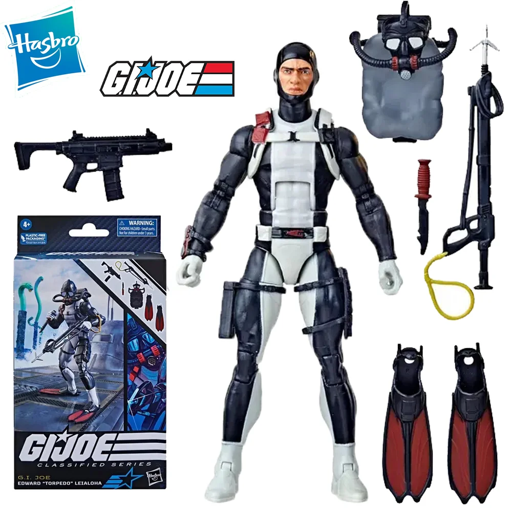 Hasbro G.I.JOE Classified Series Edward Torpedo Leialoha, Collectible 6 Inches Action Figure Anime Model Gifts Collect Toys