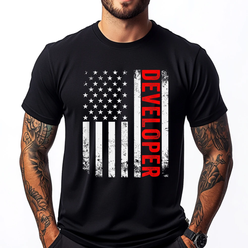 

Funny Computer Programmer Developer Coder Admin Geek Coding Mens Clothing Plus Size Women Breathable Streetwear Man Tops