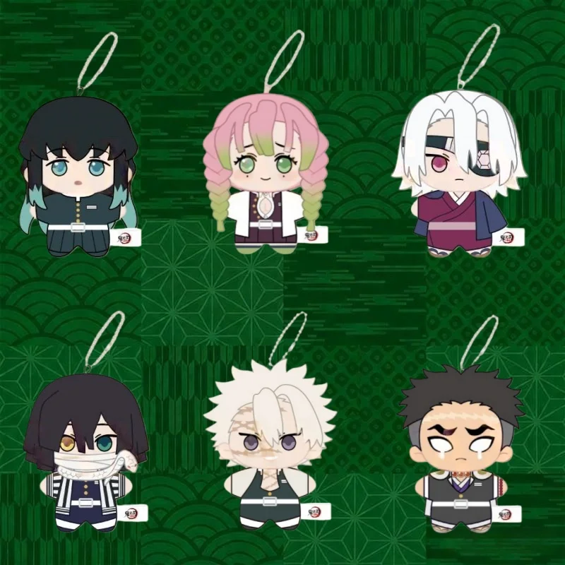 Preventa Demonio Slayer Infinity Castle Series caja ciega muñeca en forma de estrella de mar Tanjirou Nezuko figura llavero colección juguete