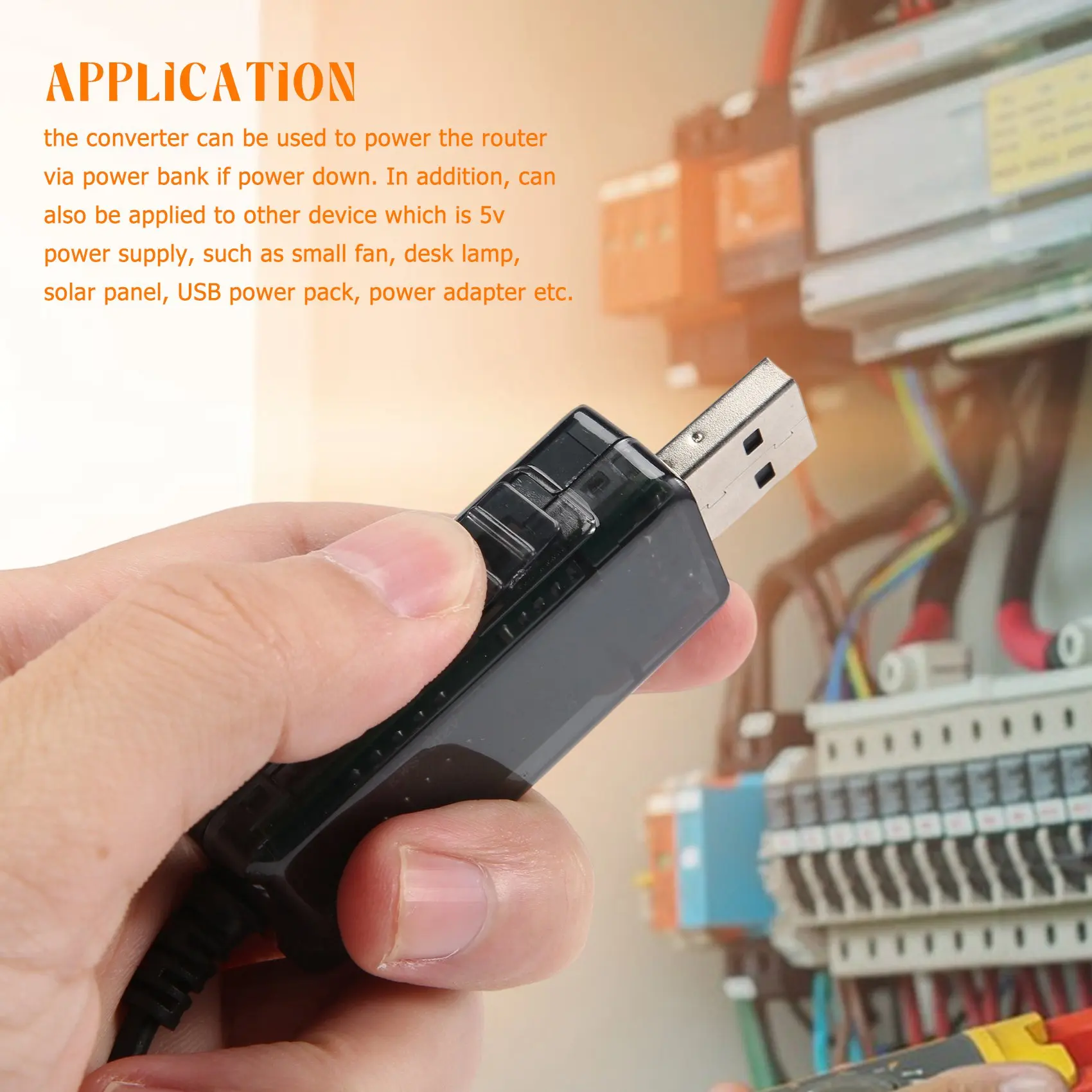 USB Boost Cable 5V Step Up To 9V 12V Adjustable Voltage Converter 1A Step-Up Volt Transformer DC Power Regulator With Switch And