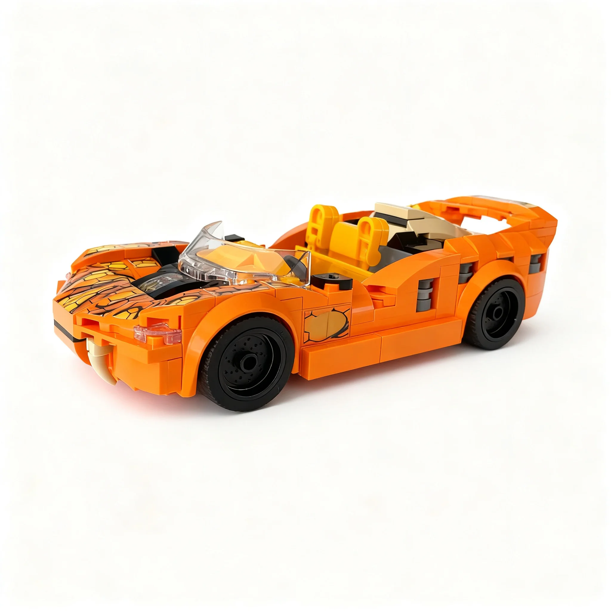 320pcs MOC city Champions Snake Oiler's Hydra-Cell Car Speed Racer 2008 Model Christmas Gift DIY Home Decor Art
