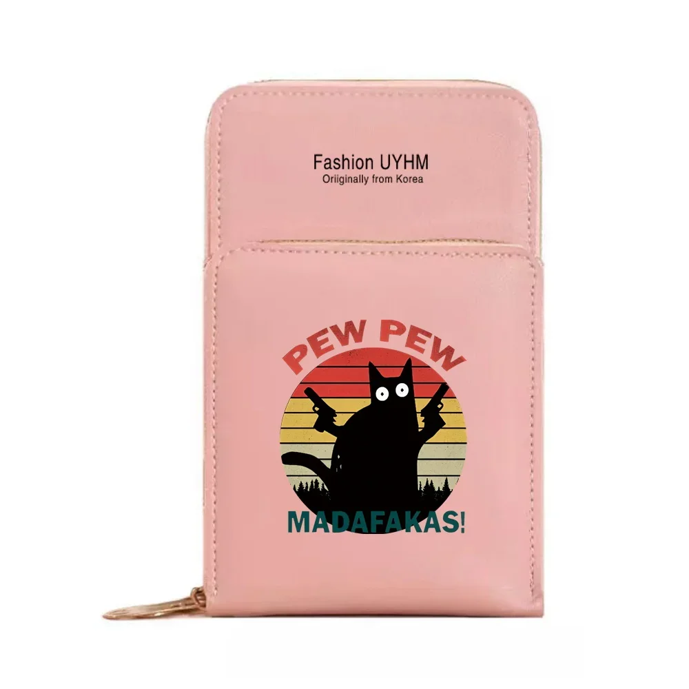 Phone Bag For IPhone 13 12 11 Pro Max X XS Samsung Xiaomi Huawei Messenger Bag Mobile Wallet For Women Clutches Pew Series
