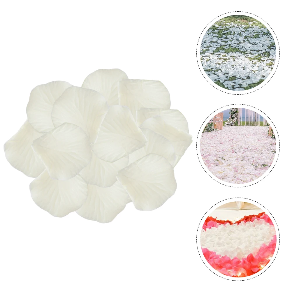 

20 Bags Simulation Rose Petal Non Woven Artificial Wedding Decor Party Supply Lightweight Safe No Fading Deformation