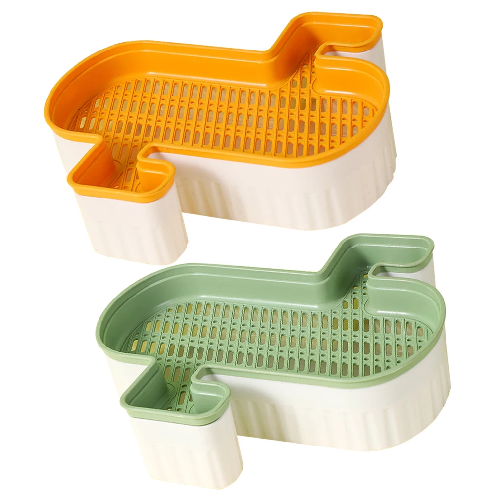 

2Pcs Cat Grass Planter Durable Mesh Tray Soilless Planting Box for Home Balcony Pet Easy Household Catnip