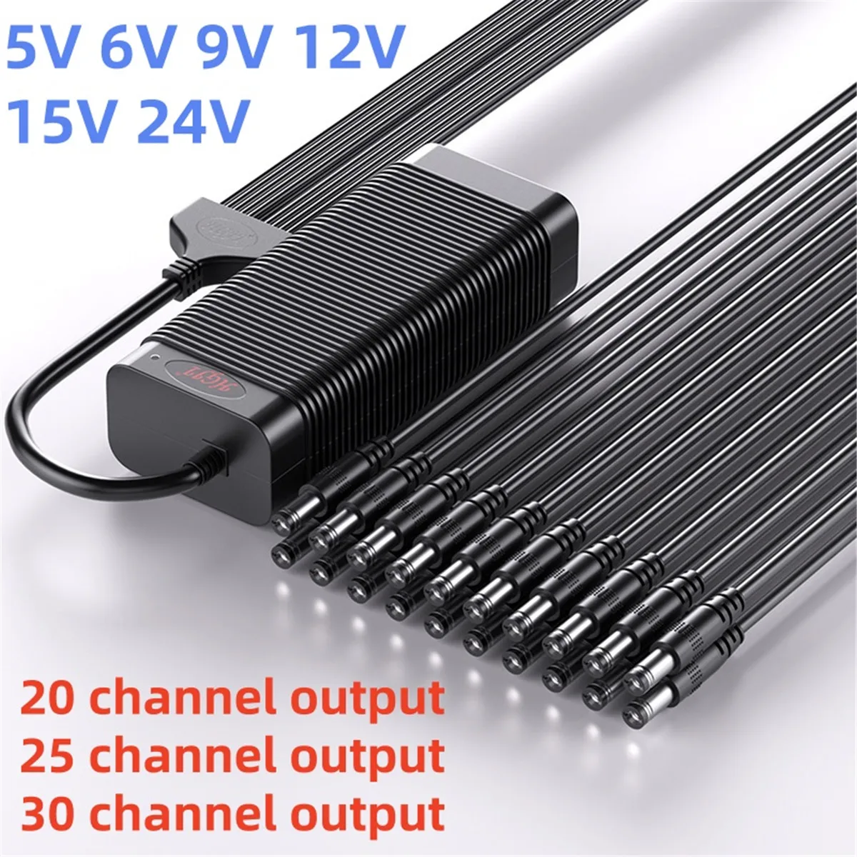 

5V20A 6V20A 9V20A 12V20A 15V20A 24V10A 24V15A Power Supply Adapter Splitter Cable Connector 1 to 20 Way Adaptor For CCTV Camera