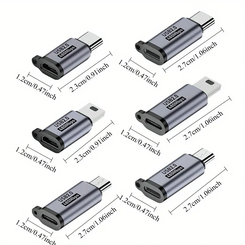 

USB Adapter, Micro Female to Male Plug to Charging Data Connector for Driving Recorders