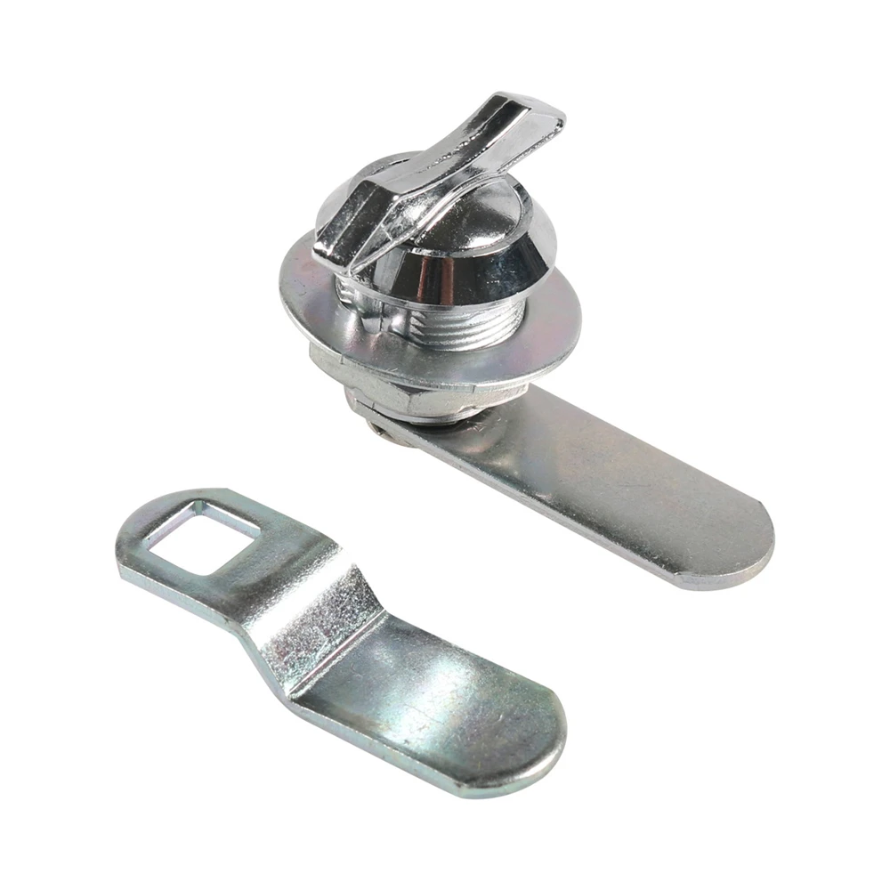 2 Pack Thumb Operated Offset Cam Lock RV Compartment Latch, Non-Locking Thumb Turn Latch for RV Camper Storage Door Hardware