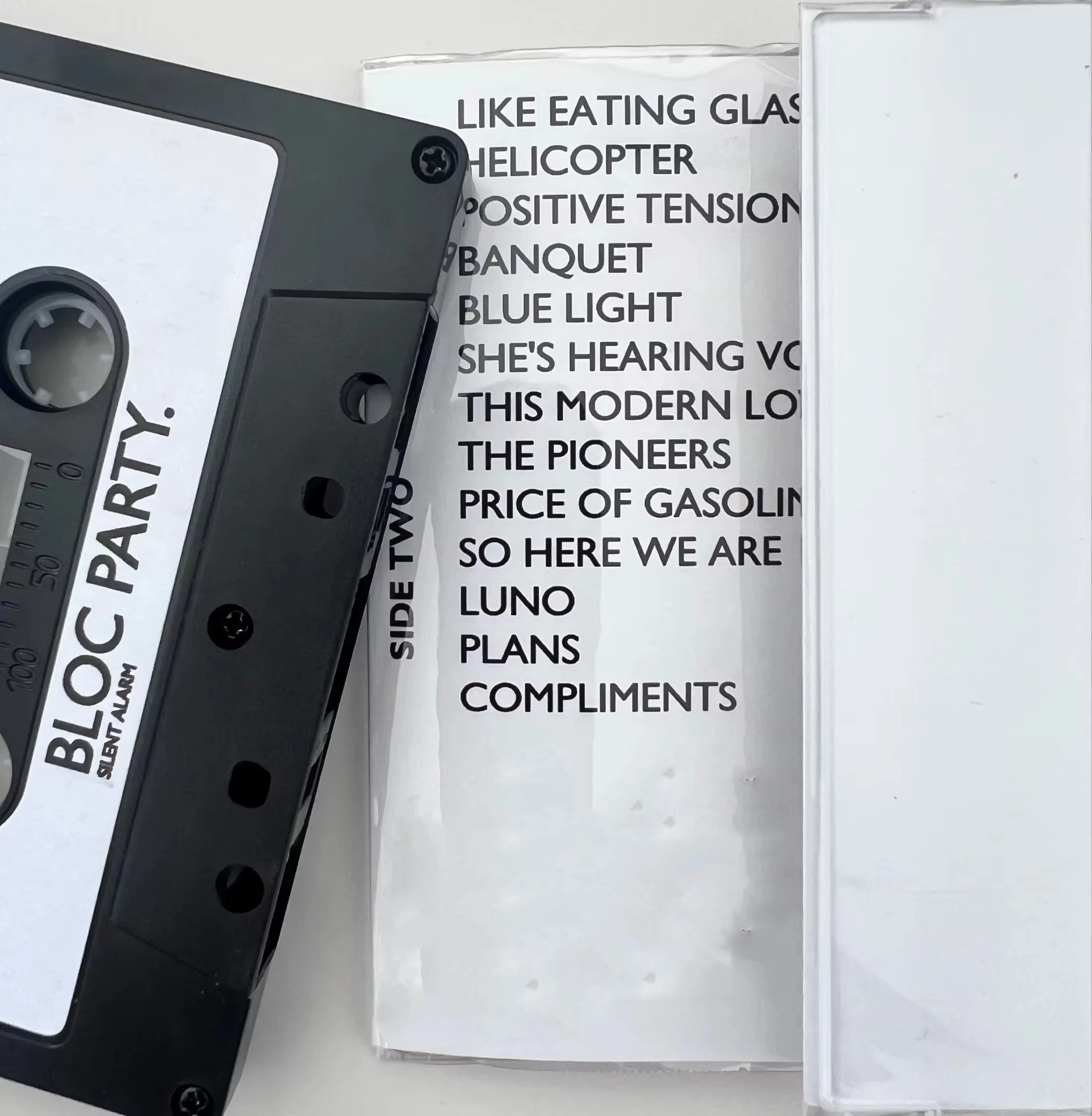 Rock Bloc Party Kele Okerere Music Tape Silent Alarm Album Positive Tension Cassettes Cosplay Walkman Car Soundtracks Box Gift