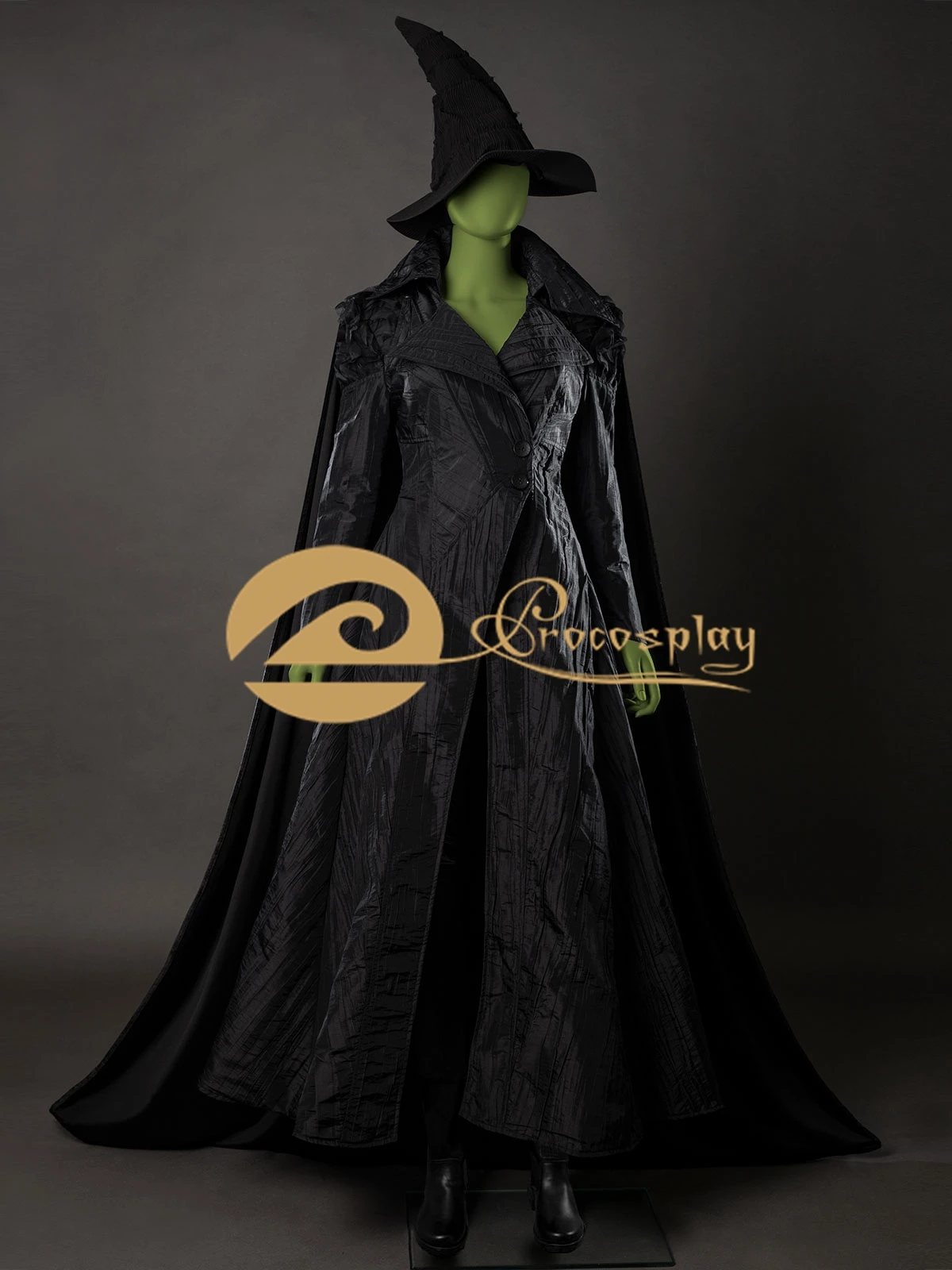 

Elphaba Black Outfit Cosplay Costume Women Halloween Role Play Clothing