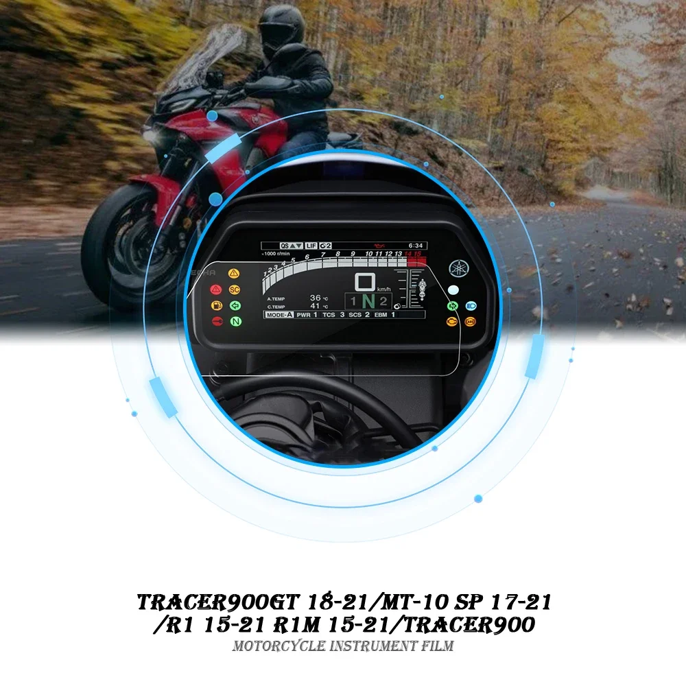 For Yamaha Tracer 900 GT YZF R1 M S R1M R1S YZF-R1M MT10 SP MT-10 SP Motorcycle Cluster Scratch Protection Film Screen Protector