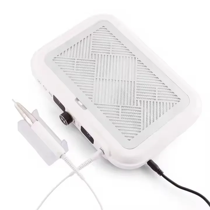 New 2-In-1 Brushless Double Turbine Fan 170W Nail Dust Collector With 85W Brushless Nail Drill