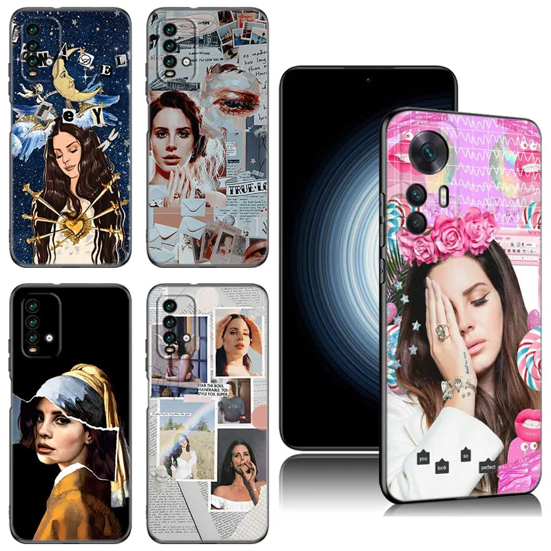 Sexy Singer Model Lana Del Rey Case For Xiaomi Redmi K40 K50 Gaming Note 6 7 K20 K60 Pro 7A 8A 9A 9C 9i 9T 10A 10C 12C A1 A2