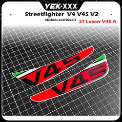 For Ducati Streetfighter V4 V4S New Italian Three-color 3D Stickers Flags Italian 3D Case Sticker Decal