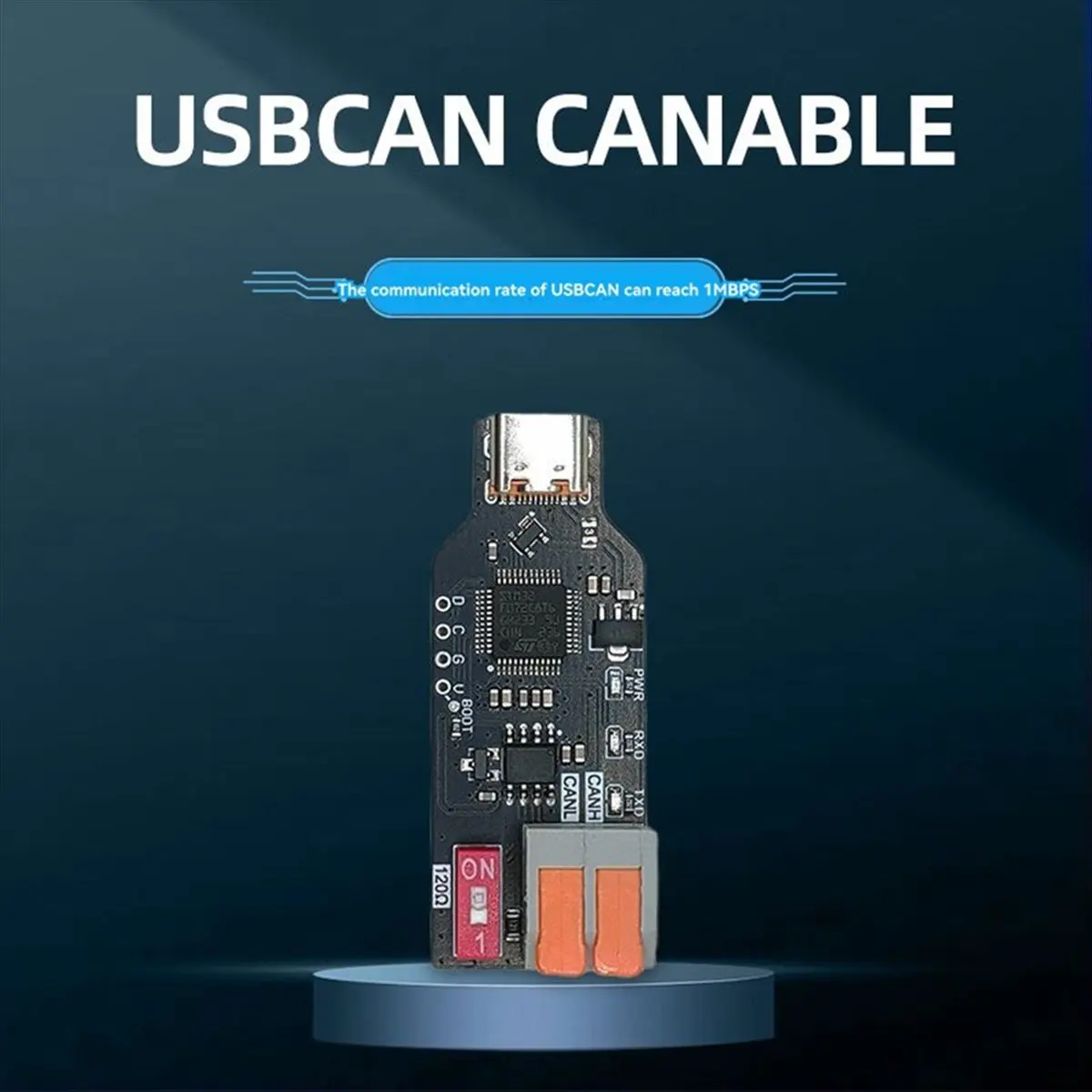 A003 USBCAN USB to CAN Converter CANABLE Transceiver Debugger Protocol Analyzer Socketcan Compatible for