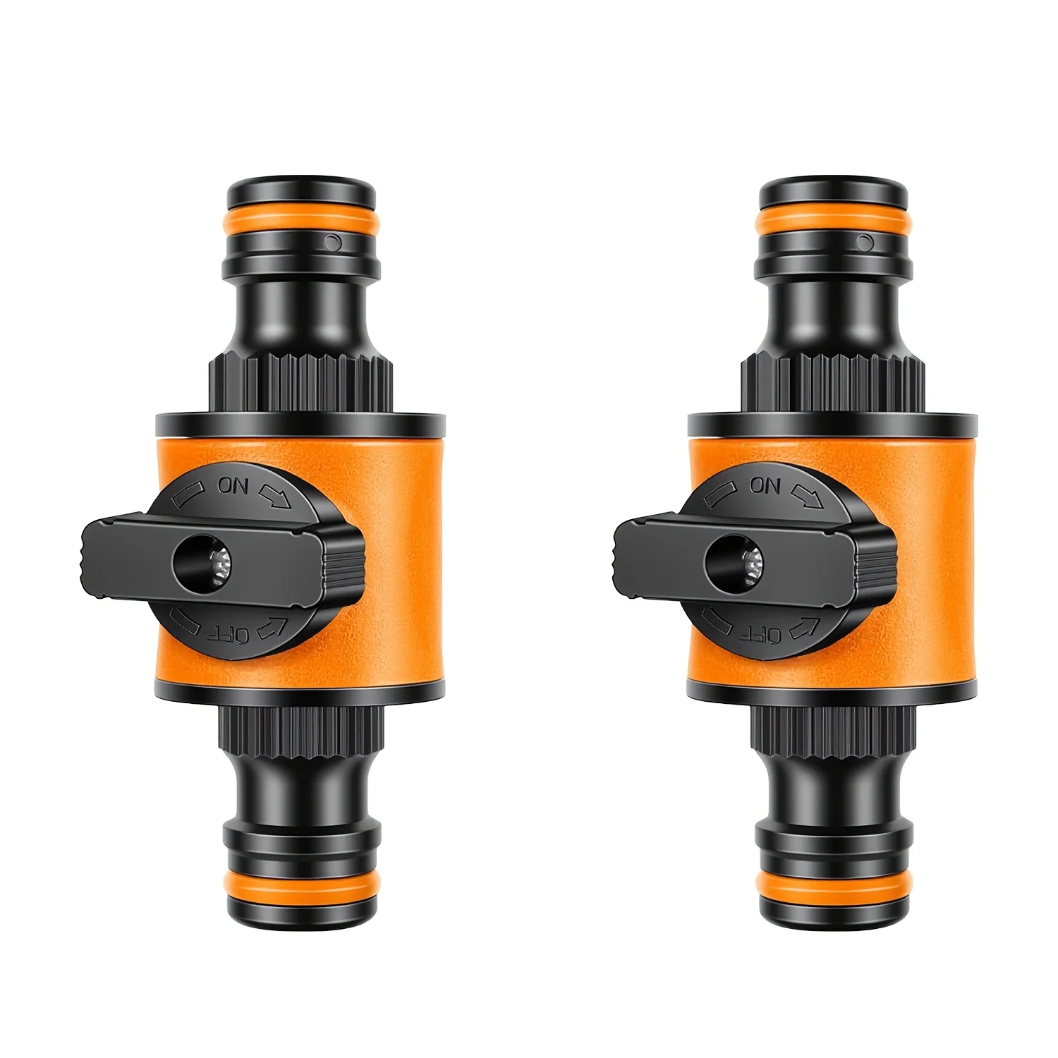 2Pcs Quick Connect Garden Hose Connector Universal Pipe Tap Adapter Fast Disconnect Fitting for Watering Irrigation Cleaning