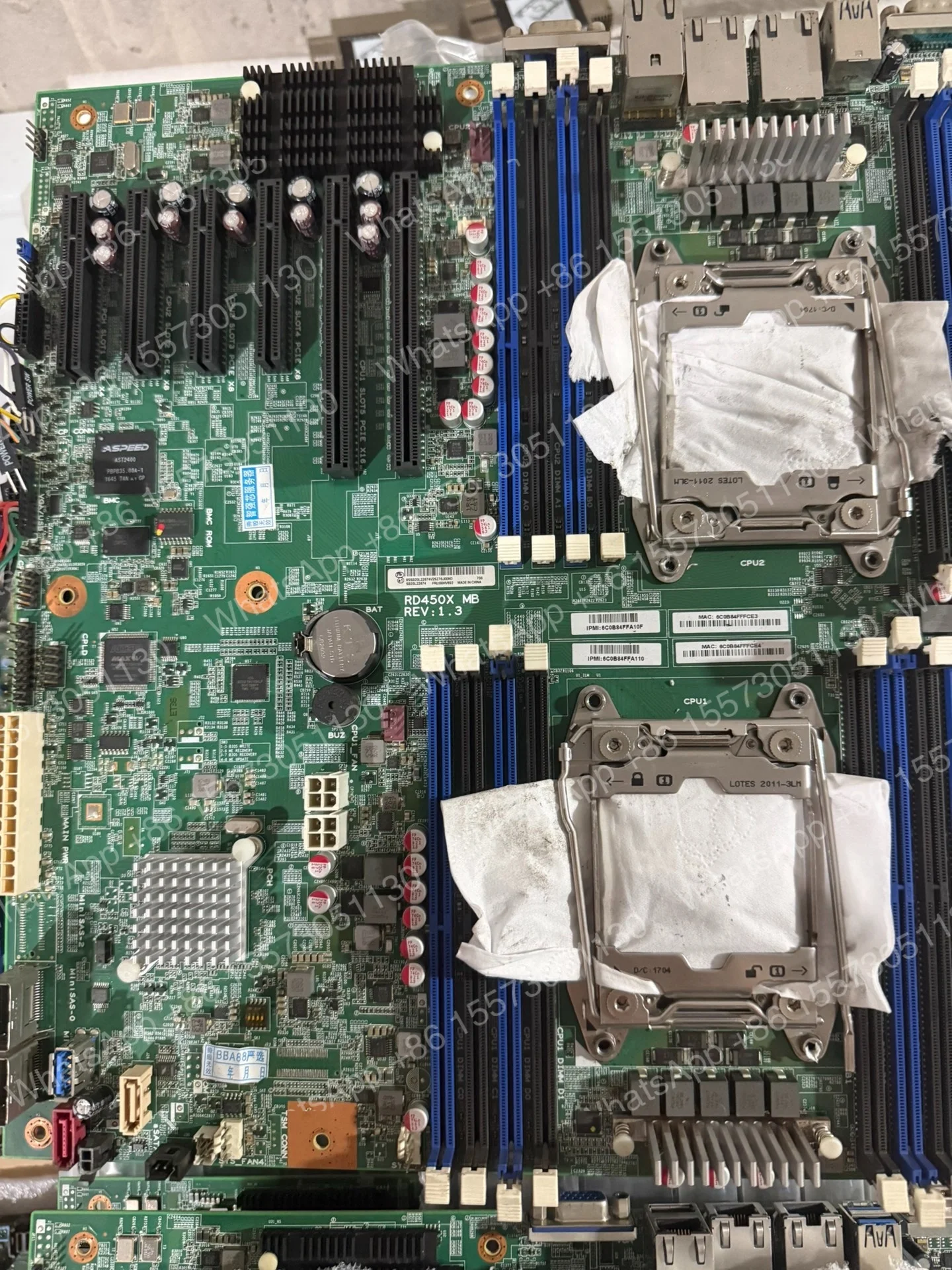 RD450X main board Dual X99 server main board C612 chip e
