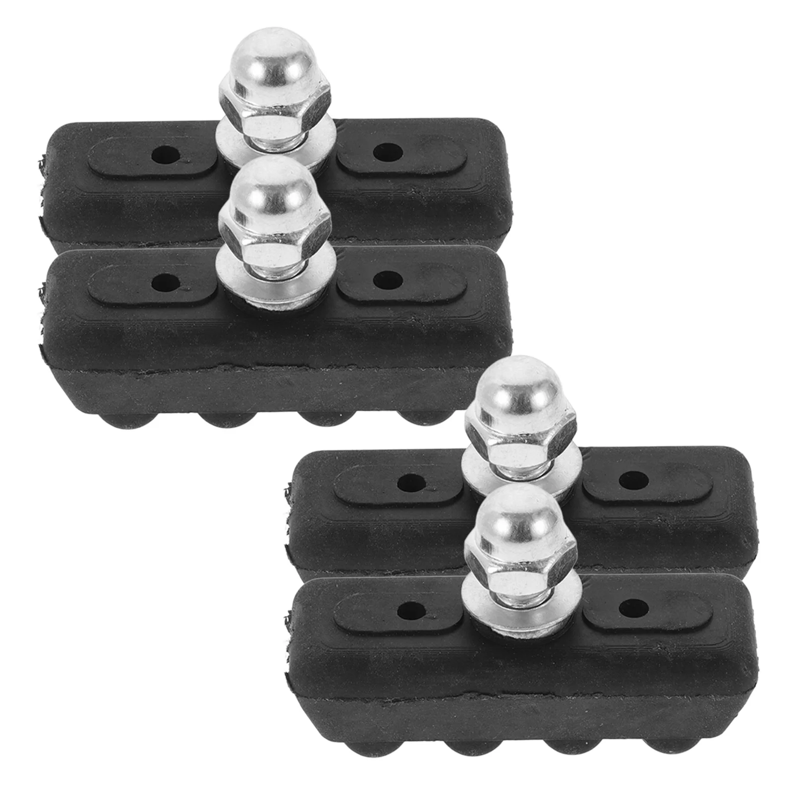 Pastilha de freio de bicicleta, 4 unidades, resistente ao desgaste, longa duração, substituição de freio a disco de mountain bike, fácil instalação, peça de bicicleta para estrada elétrica