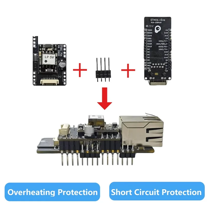 

【B74A】POE Module Embedded Serial Port Development Board To Ethernet WIFI Bluetooth Gateway POE Power Supply