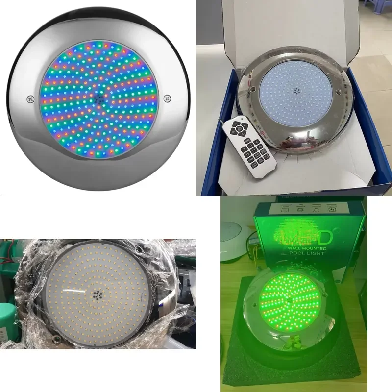 Highest Quality SS316 &316L Frame IP68 RGB Super Brightness AC or DC 12V 24V 270mm LED Underwater Swimming Pool Light