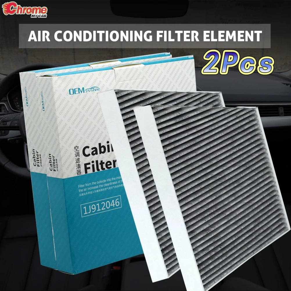 2PCS Car Activated Carbon Pollen Cabin Air Filter For Mercedes-Benz E-Class W211 T-Model S211 CLS C219 2118300018 2118300218