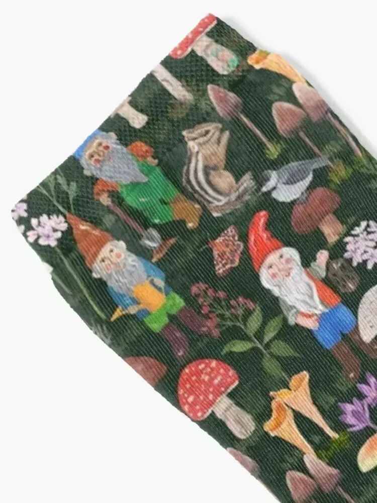 The Gnome World Socks halloween retro Run shoes Women Socks Men's