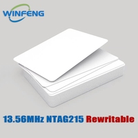 Direct Printing NFC NTAG215 Chip Inkjet PVC White Cards RFID Proximity 13.56MHz Contactless IC Smart Card for Epson Printer