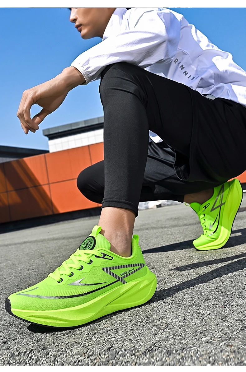 Damen-Laufschuhe mit Carbonplatte, Herren-Marathon-Sneaker, leichte, rutschfeste Sport-Sneaker für den Alltag – Detail 12