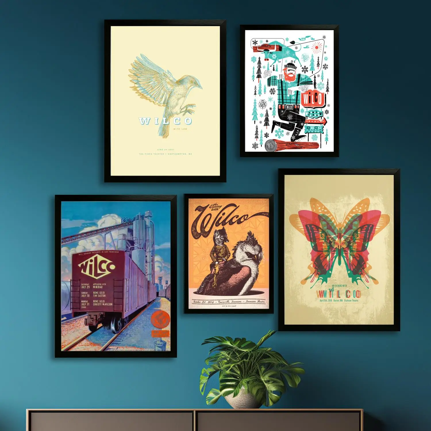 

Wilco Canvas Art Poster and Wall Art, Picture Print, Modern Family Bedroom Decor,Decorative painting