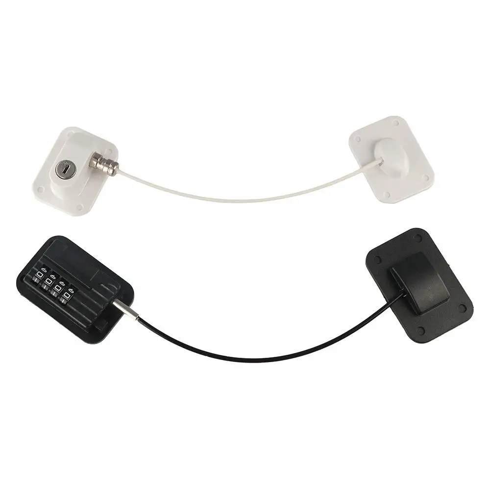 4-Wheel With Keys or Coded Protection-Children Safety Lock Baby Safety Refrigerator Smart Lock Code Lock Padlock Number Locks