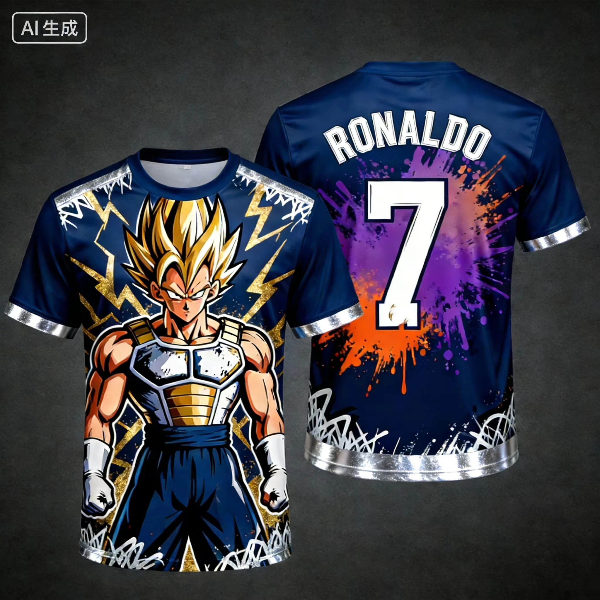 

2026 Hot Japanese Anime Dragon Ball Z Majin Buu Specially Made Football Jersey T-Shirt Adult Men's Sweatshirt Kids Cartoon Tops