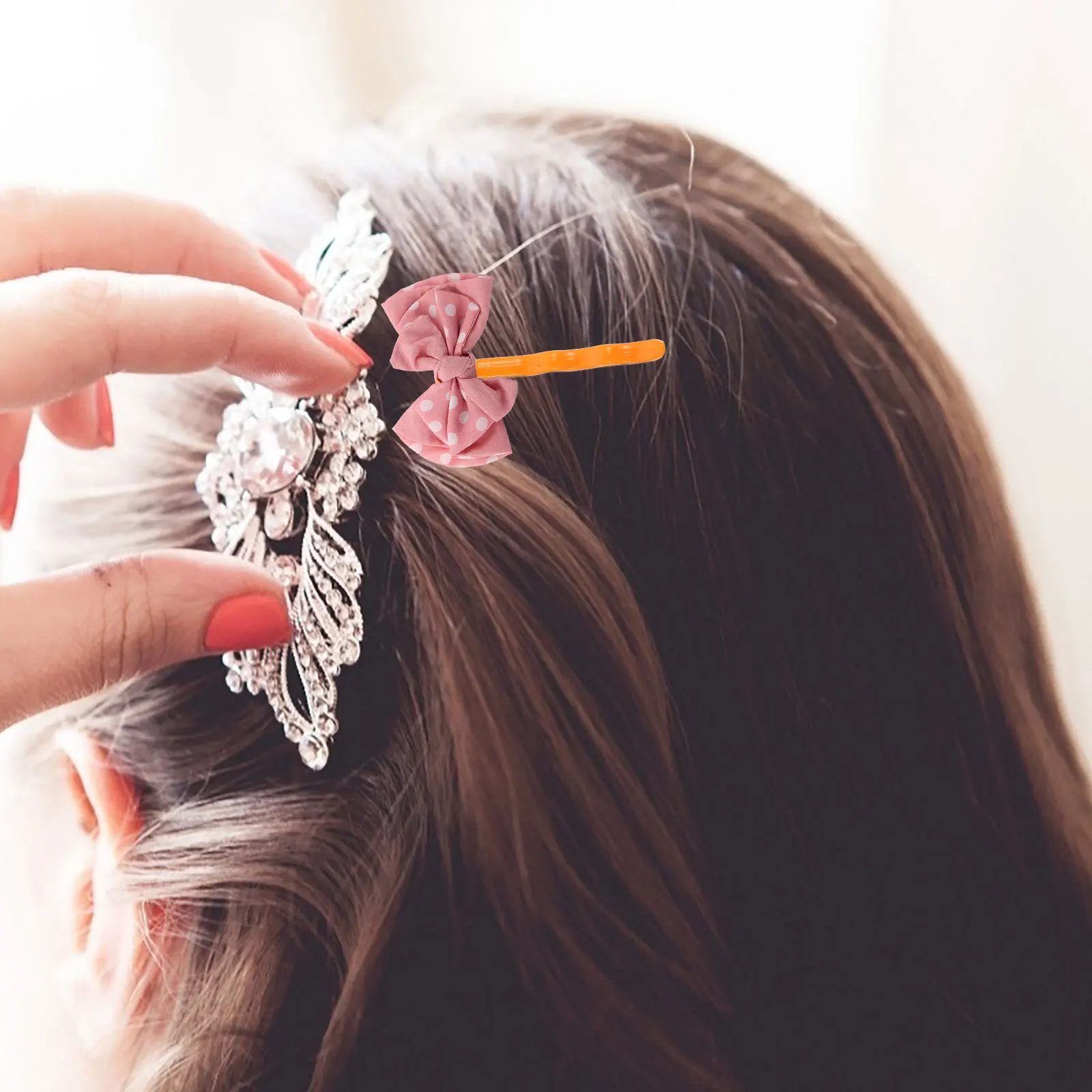 

60Pcs Hair Clip DIY Accessories Plastic Hairpin Holder Bright Colors Strong Simple Hair Clip Suitable Handmade