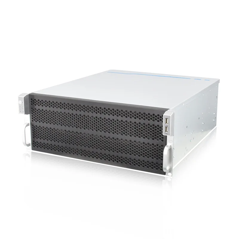 4U Rackmount Server Case, 500mm Depth, ATX Chassis for IPFS Storage, Big Data Computing, Security Monitoring, Video Rendering