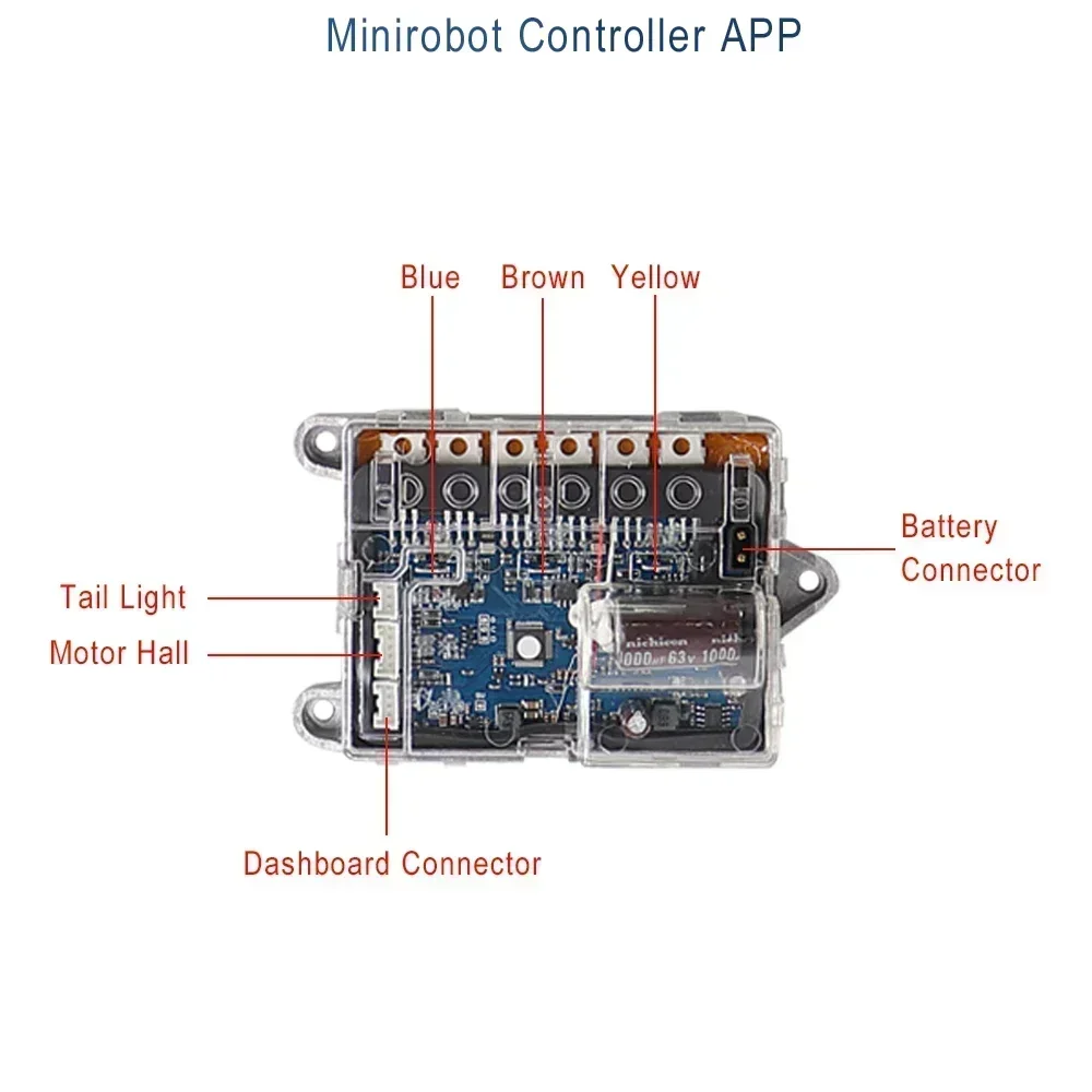 Motherboard Controller BT Digital Display Für Xiaomi M365/PRO Elektrische Roller mit Bremshebel Beschleuniger Vorne und Hinten Licht – Detail 10