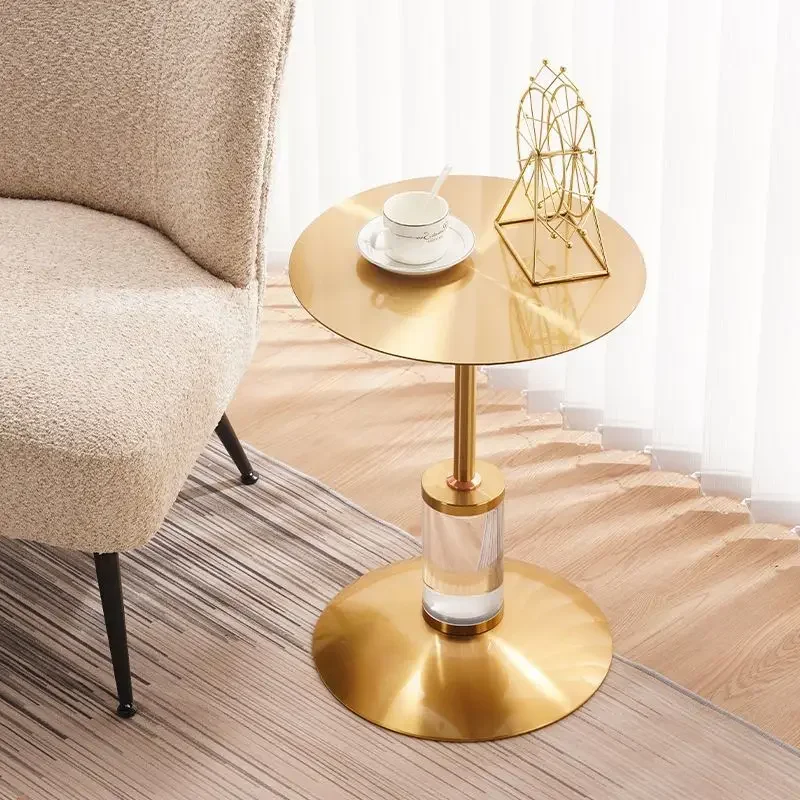 Simple Luxury Modern Crystal Ornaments Creative Italian Style Living Room Sofa Corner Side Table Shelf Coffee Tables Furniture