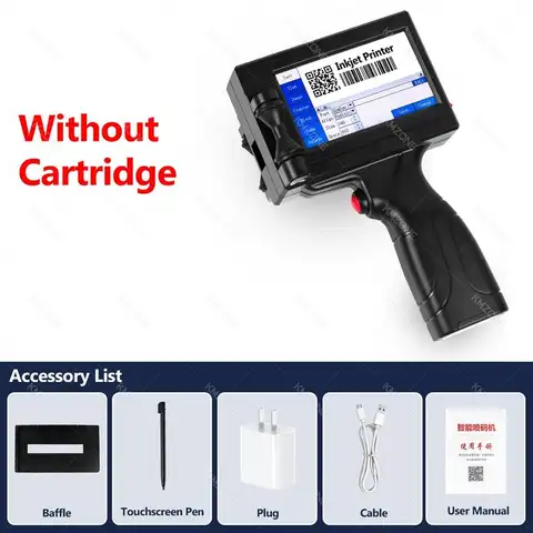 AAA+ 12.7mm 라벨 프린터 휴대용 잉크젯 프린터 QR 바 배치 코드 날짜 번호 로고 만료 날짜 코딩 영어 휴대용 기계