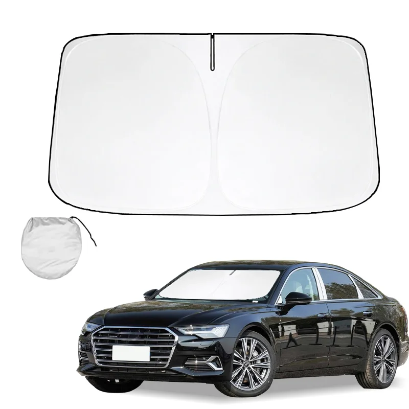 

Windshield Sun Shade for Audi A6L C 7 C8 2019-2024 Window Cover Sun Visor Foldable Sunscreen Blocks UV Rays Keep Your Car Cooler