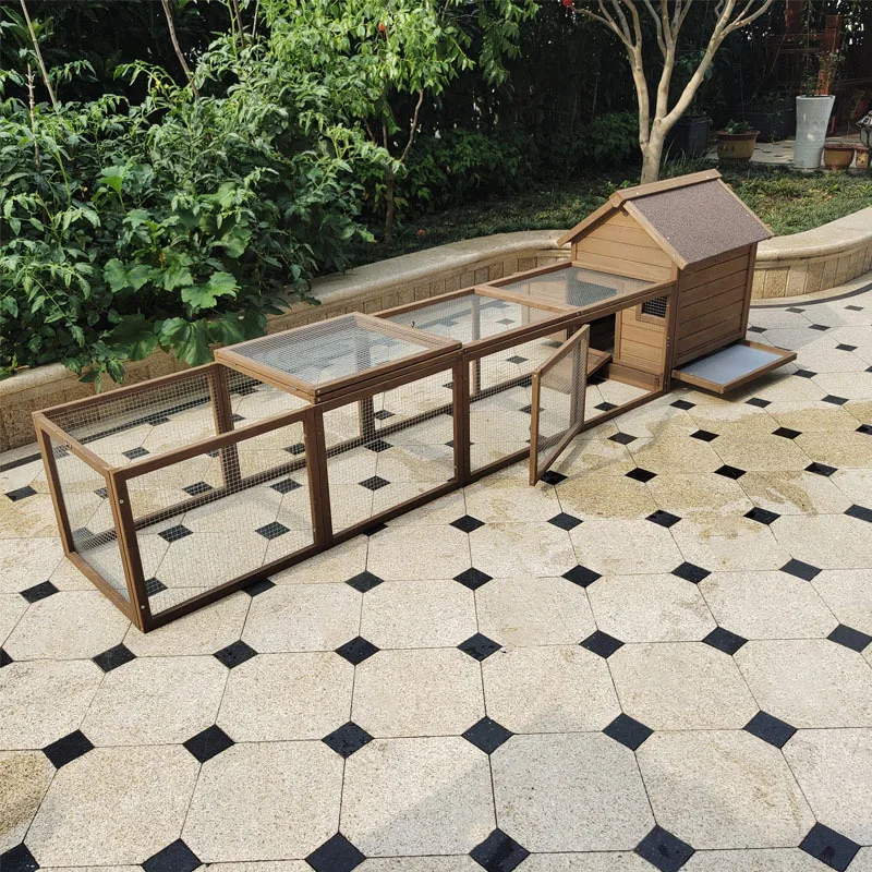 

Outdoor large household chicken coop chicken coop chicken farm scenic rural oversized wooden