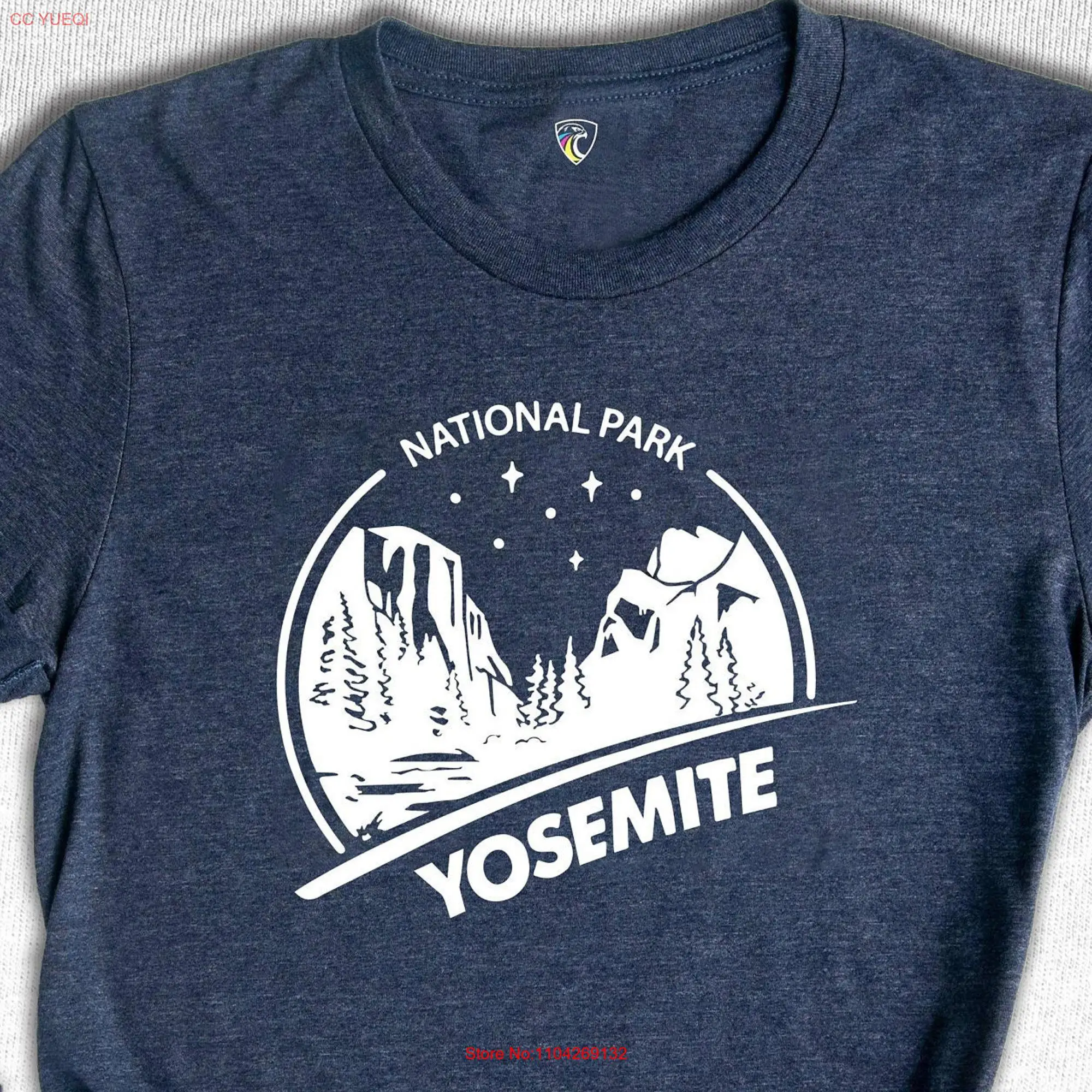 Yosemite National Park T Shirt Adventure Souvenir Mountain Hiking long or short sleeves