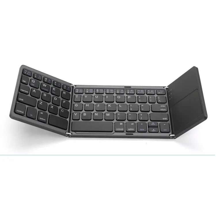 foldable slim portable mini wireless keyboard with mouse touchpad for tv box