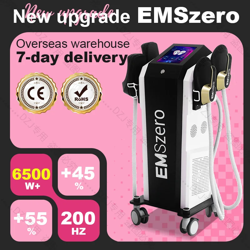 

Upgrade Black RF EMSzero Machine 6500W 2024 EMS Body Slimming Technology Muscle Stimulation Sculpting EMSZERO Fat Removal