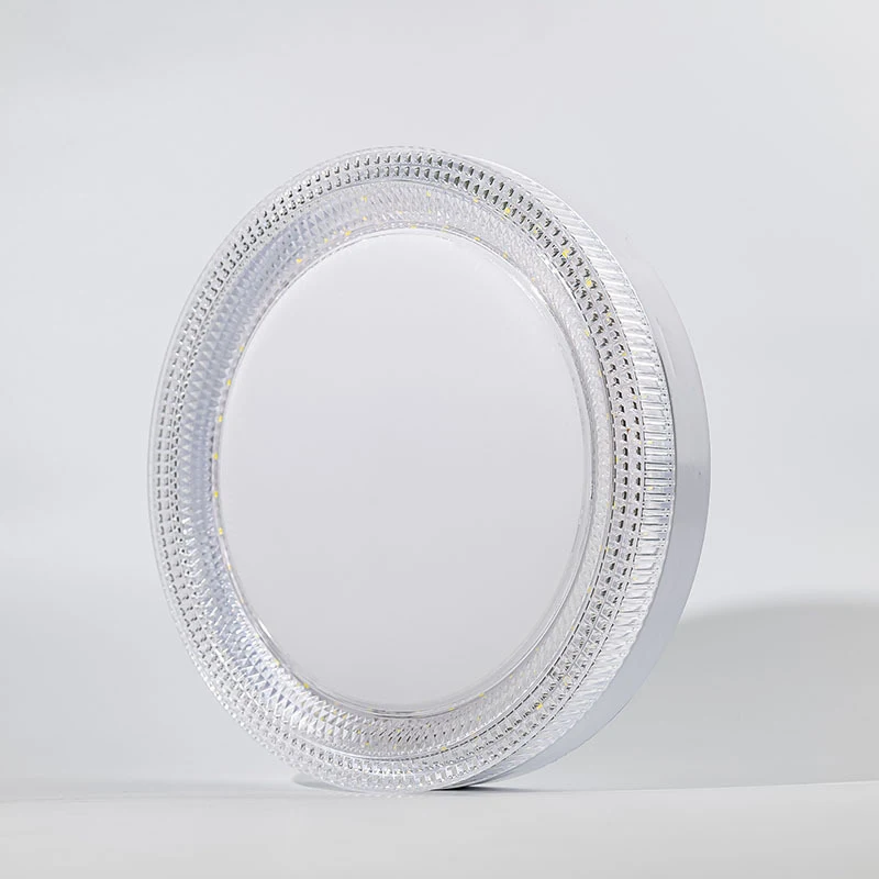 Imagem -03 - Moderna Lâmpada de Teto Led Cristal Circular Quadrado Casa Luz 48w 36 24 18 Quarto Sala Estar Decoração Interior Luz Ac85265v